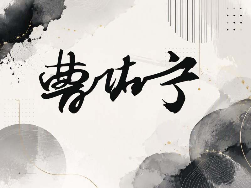 曹佑宁签名（连笔书法）