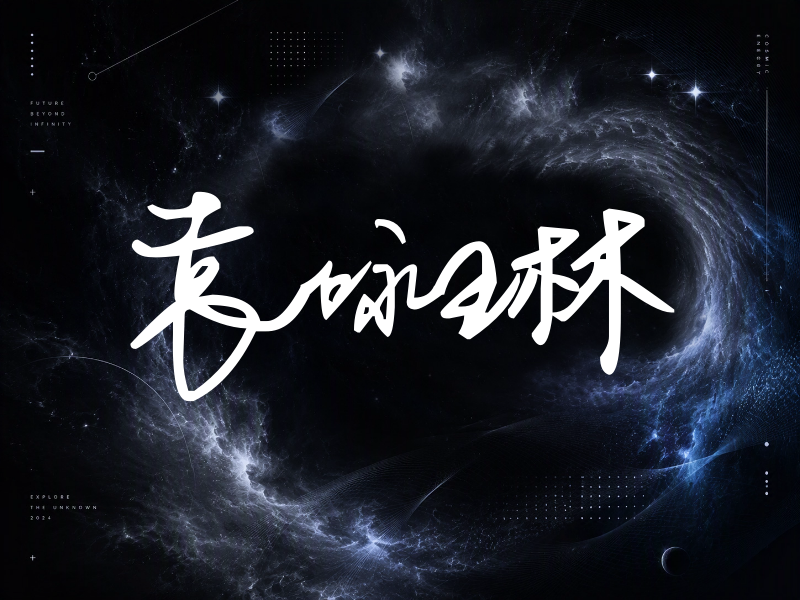 袁咏琳签名（行草签）