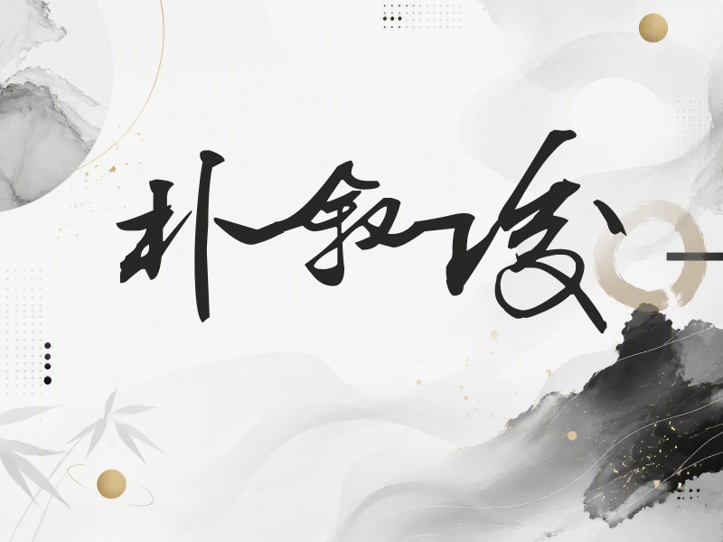 朴叙俊签名（连笔书法）