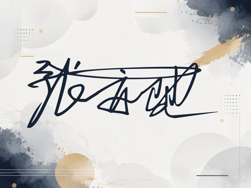 张亦驰签名