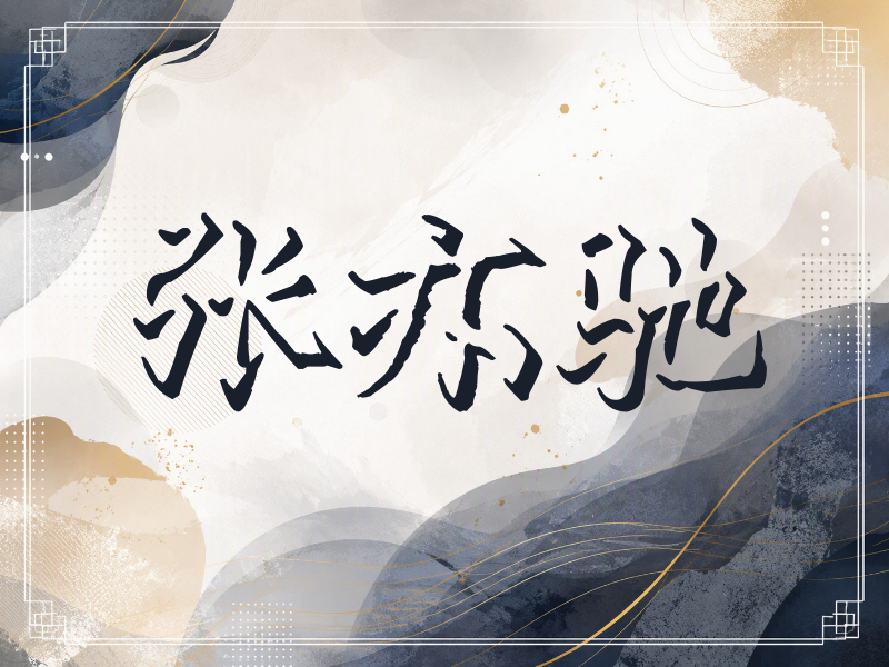 张亦驰签名（立体签名）
