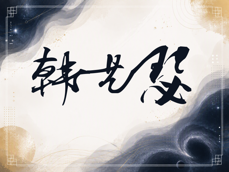 韩艺瑟签名（连笔书法）
