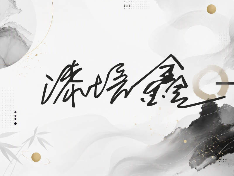 漆培鑫签名（公务连笔）