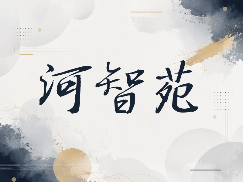河智苑签名（公务签）