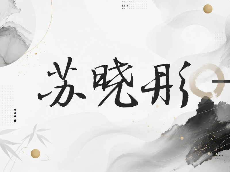 苏晓彤签名（公务签）