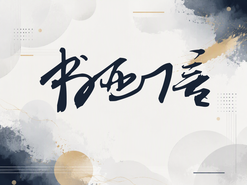书亚信签名（连笔书法）