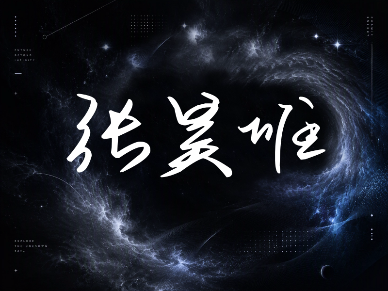 张昊唯签名（时尚签）