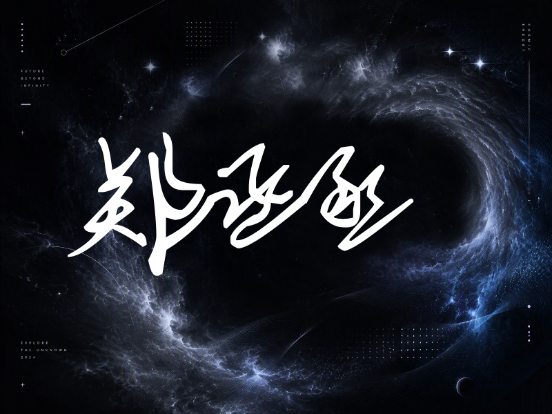郑丞丞签名（行草签）