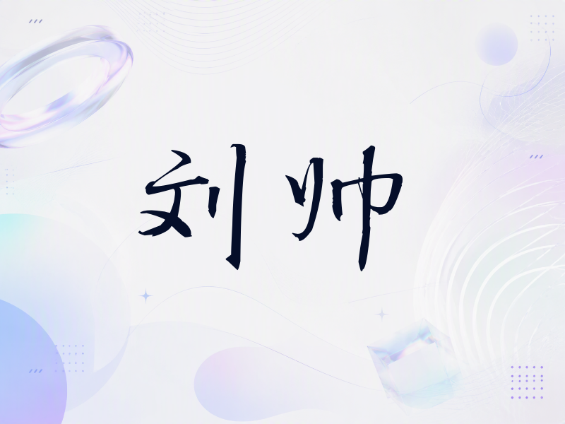 刘帅签名（公务签）