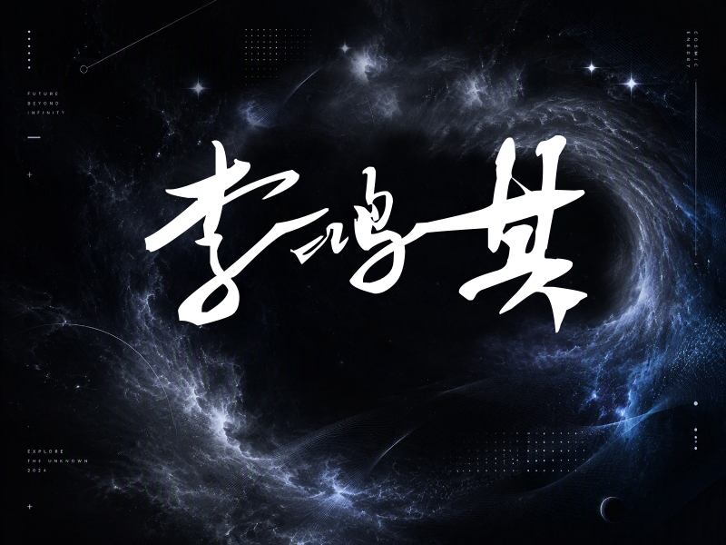 李鸿其签名（连笔书法）