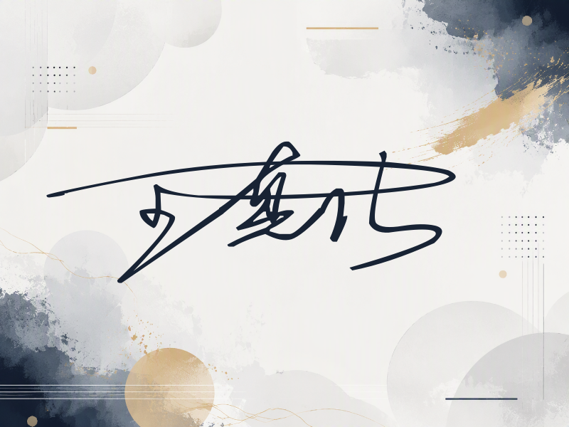 王真儿签名（连笔签）