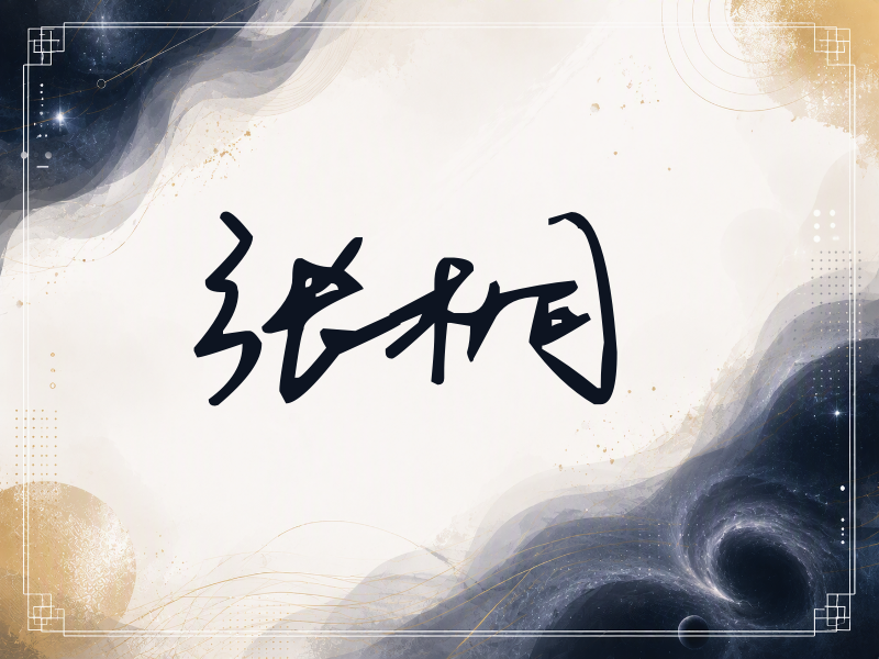 张桐签名（行草签）