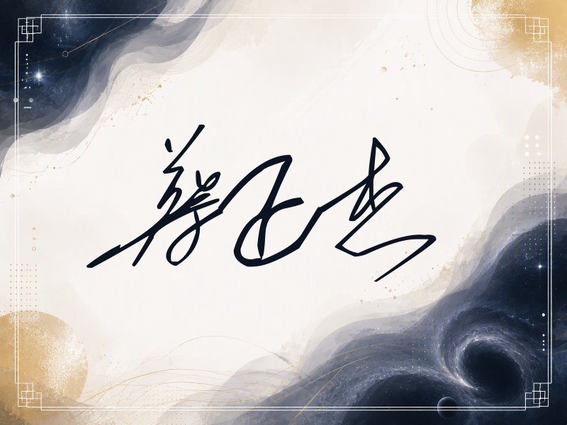 蔡正杰签名（公务连笔）
