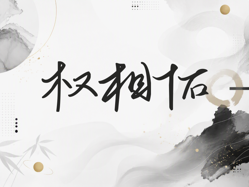 权相佑签名（时尚签）
