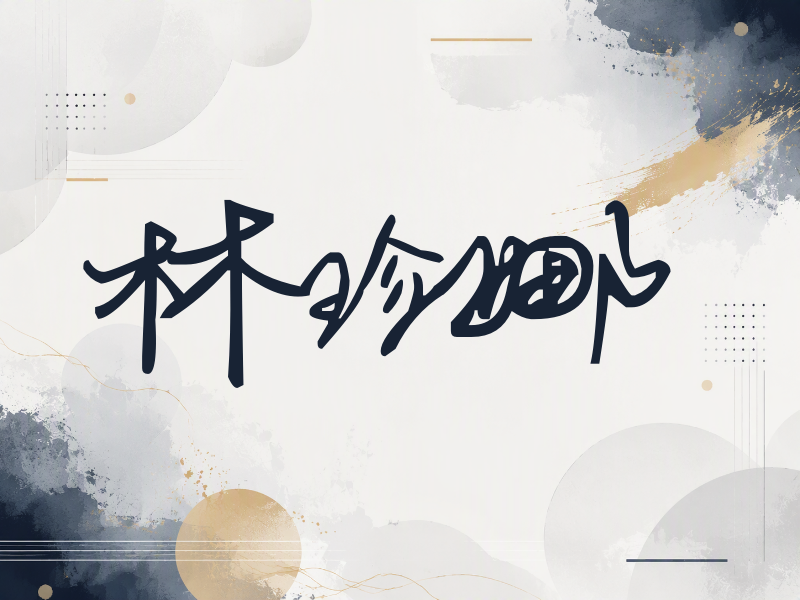 林珍娜签名（行草签）
