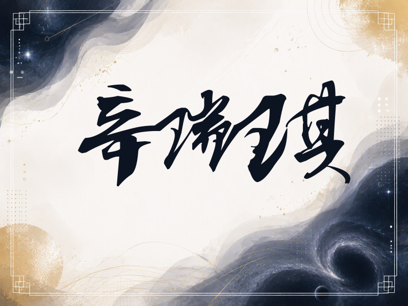 辛瑞琪签名（连笔书法）