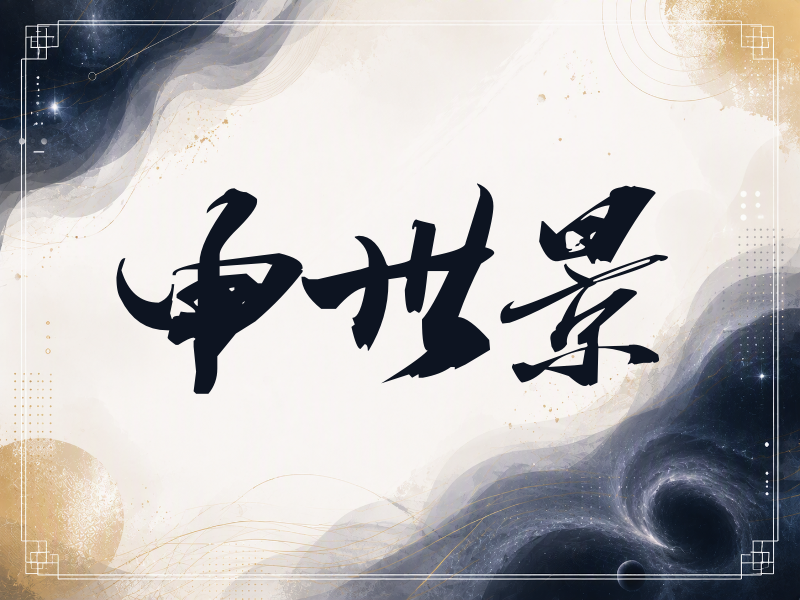 申世景签名（刀锋世界）