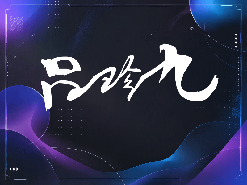 吕珍九签名（连笔书法）