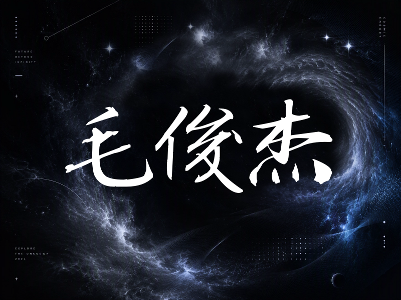 毛俊杰签名（公务签）