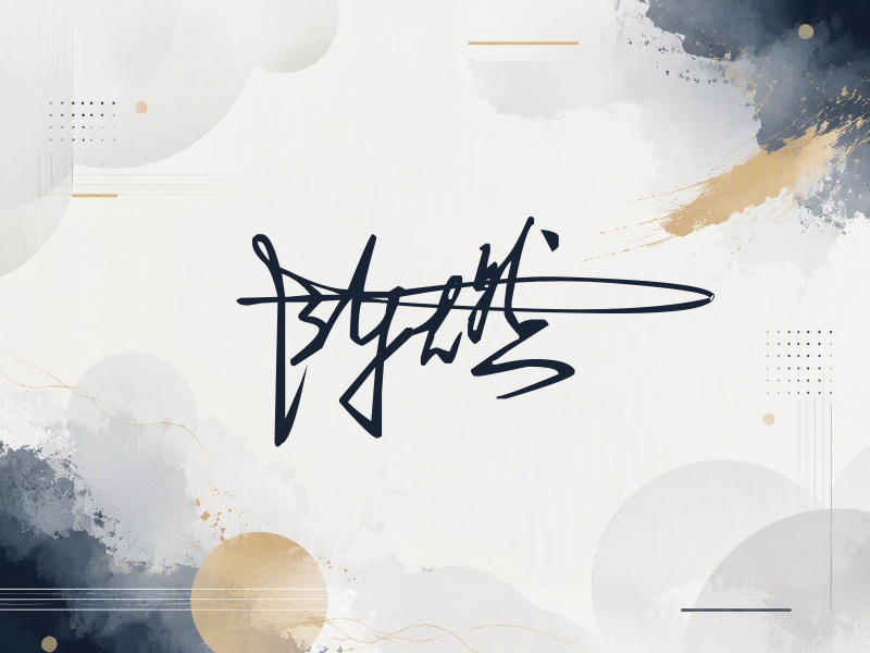 陈燃签名（连笔签）