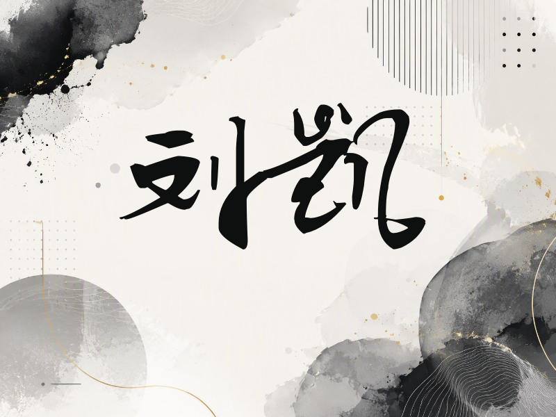 刘凯签名（连笔书法）