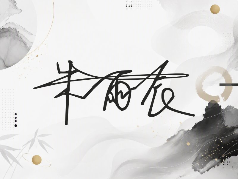 朱雨辰签名